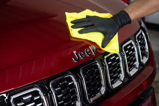 bug and road film removal during a wash and wax in fort worth