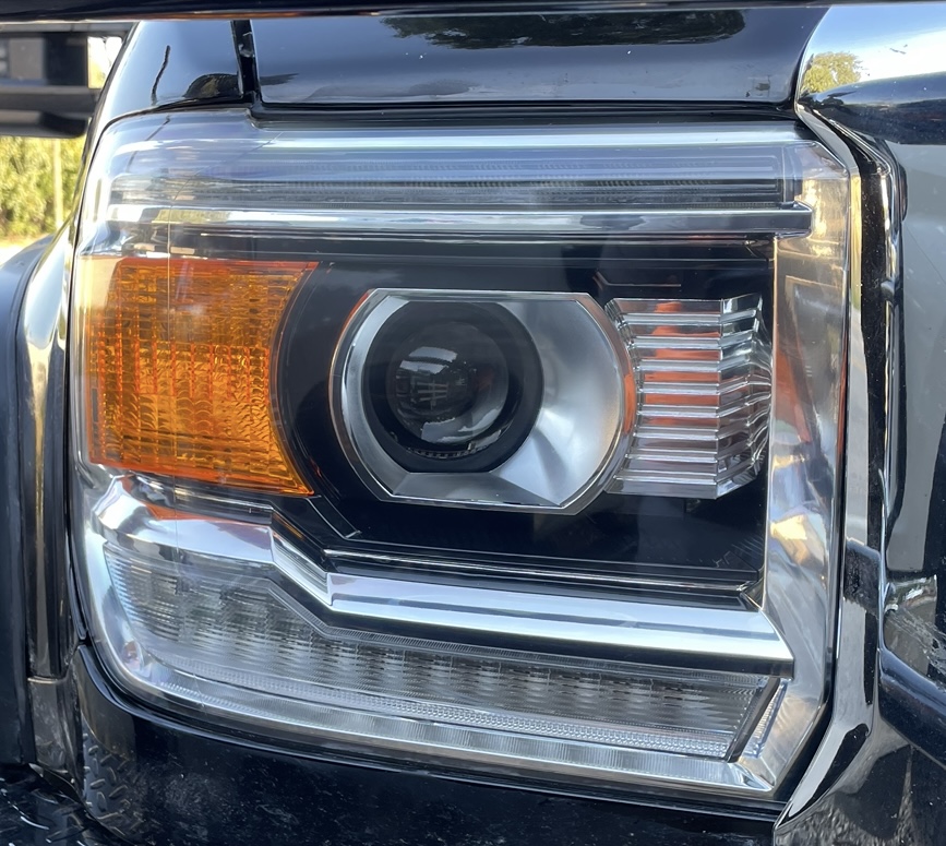 Clear headlight lens after Headlight restoration fort worth